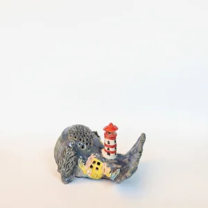 Sedna Ceramic Blue Whale Decorative Object