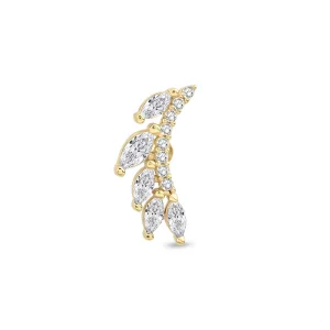 Wing 14 Ayar Altın Piercing
