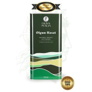 Olgun Hasat Serisi Natürel Birinci Zeytinyağı 5000 Ml - Soğuk Sıkım
