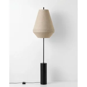 Hug Metal Linen Floor Lamp