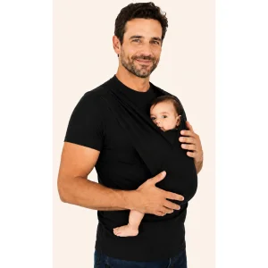 Baba Kanguru Siyah Tişört