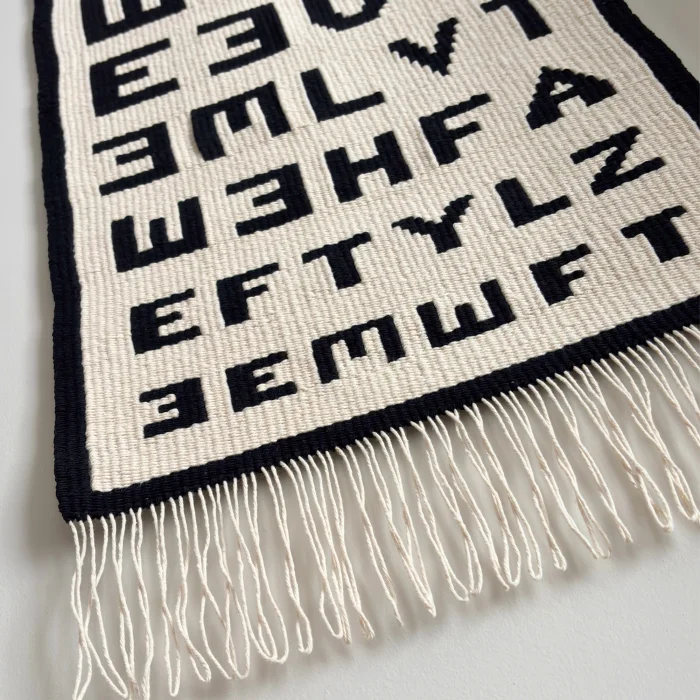 Göz Muayenesi Hand-Woven Wall Decor - 6