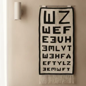 Göz Muayenesi Hand-Woven Wall Decor - 3