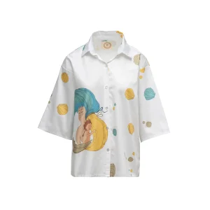 Ancient Sun Multi-Colored Over-Size Shirt
