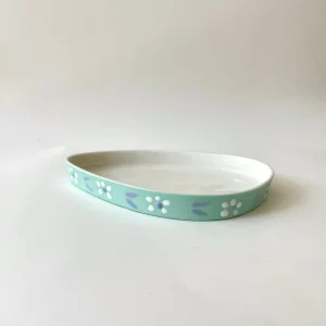 Amorf Velvet Collection Mint Yeşili Porselen Tabak