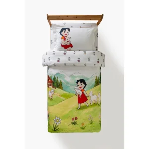 Heidi ve Alpler %100 Pamuk Çocuk Nevresim Takımı