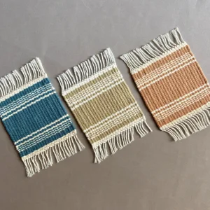 Handwoven Coaster Set of 3