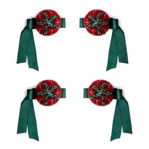Pomodoro Toscano 4-Piece Napkin Ring Set