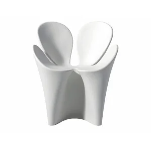 Clover White Armchair