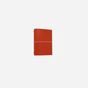 Passport Size Turuncu Leather Notebook Cover