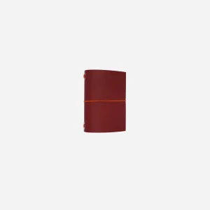 Leather Passport Size Notebook Cover Maroon