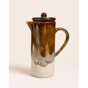 Flow Series Handmade Stoneware Serving Pitcher