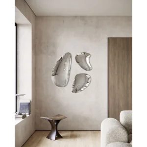 Isola Chrome Wall Accessory