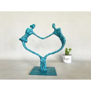 Pulse Turquoise-Dark Blue Sculpture