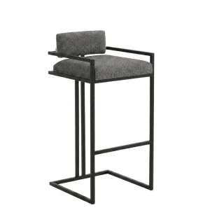 Tush Dark Grey Bar Stool