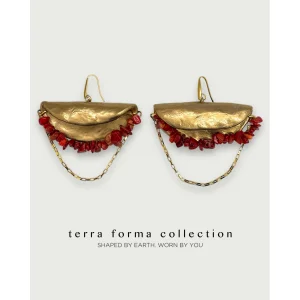 Terra Mercan Küpe