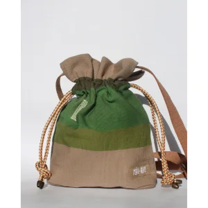 Mini Handloom Edition Khaki Shoulder Bag