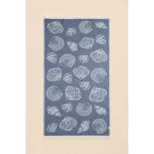 Shells Jacquard Pestemal With Carry Bag