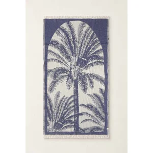 Palm Oasis Jacquard Pestemal With Carry Bag