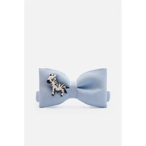 Zebra Pimli Baby Blue Child Bow Tie