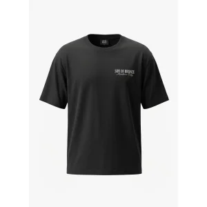 Back Printed Comfort Black T-shirt