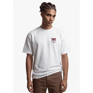 Off White Back Printed Comfort T-shirt White