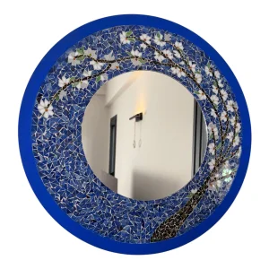 Blue Spring Mozaik Ayna