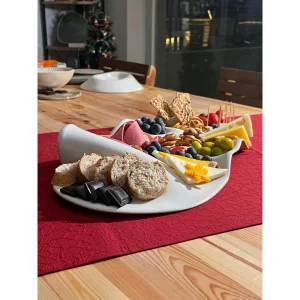 Sandwave White Plate