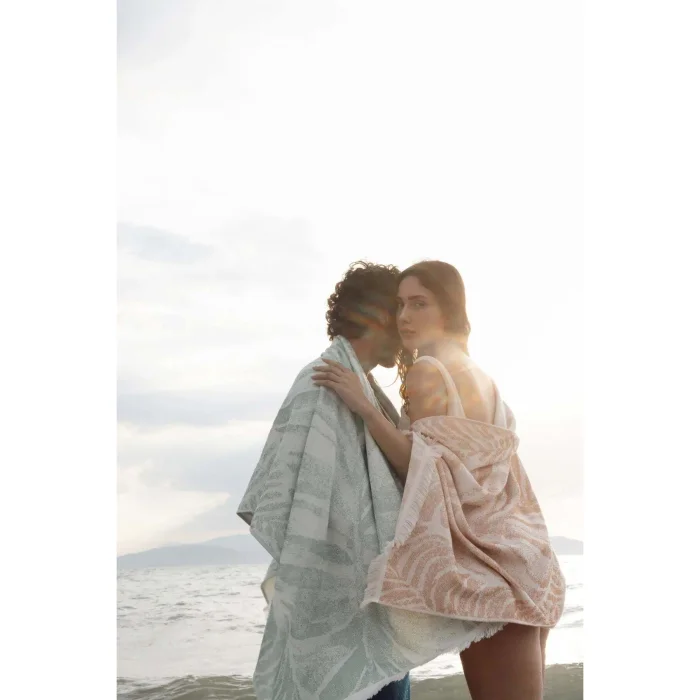 Verde 100% Cotton Beach Towel 80x170 Cm Serene Sky - 8