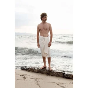 Solara 100% Cotton Beach Towel 80x170 Cm Coconut Cream - 3