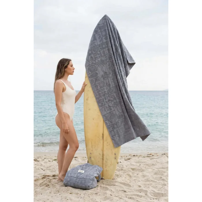 Kayora 100% Cotton Beach Towel 80x170 Cm Windy Blue - 3