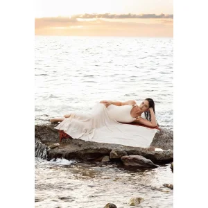 Solara 100% Cotton Beach Towel 80x170 Cm Coconut Cream - 5