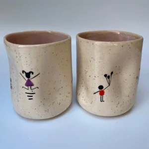Tiny Human Amorf 2'li Bardak Seti