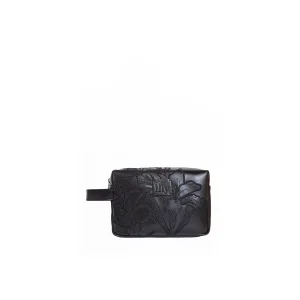 Lily Black Leather Pouch