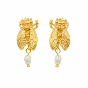 Bee Pearly Küpe