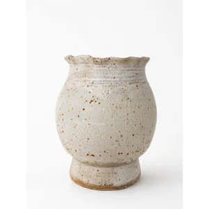 Textured Mini Stoneware Vase