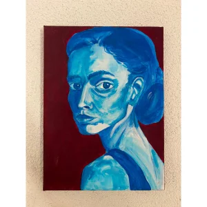 Blue Woman Series Amazons No.3 Akrilik Resim