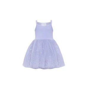 Lilac Shimmer Print Tutu Dress