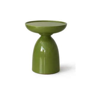 Green Wooden Lisboa Side Table