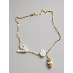 Sea Bird Natural Baroque Pearl Necklace