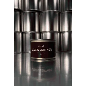 Urban Leather Mini Tin Candle
