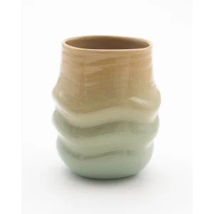 Fluctus Series 3D Printed Porcelain Cup 113