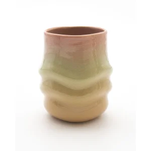 Fluctus Series 3D Printed Porcelain Mug No-123