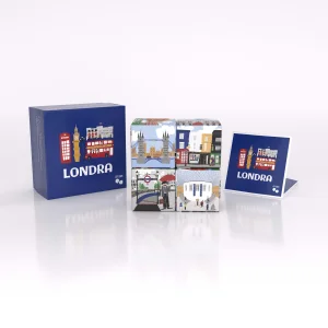 City Cubes Londra İllüstrasyonlu Hikaye Küpleri