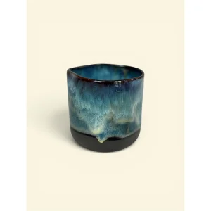 Aqua Stoneware Fincan