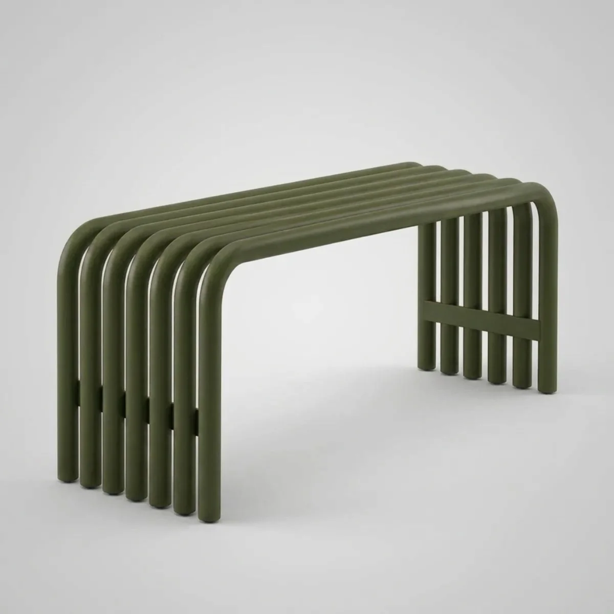 Ribbo Zeytin Yeşili Metal Bank image 1