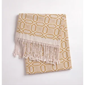Sedefli Tam Desen Yellow Runner