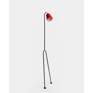 Hangman Red Floor Lamp