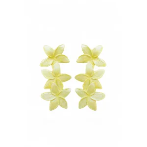 Coco Colada Floral Statement Earrings