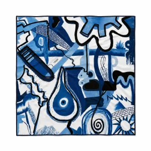 April 2024 Cotton Blue Pareo